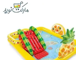 استخر بادی سرسره دار طرح آناناس اینتکس