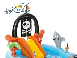 استخر بادی سرسره دار طرح دزدان دریایی اینتکس