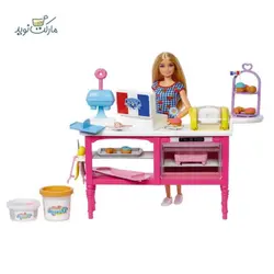ست بازی شیرینی پزی باربی با عروسک ۳۰ سانتی