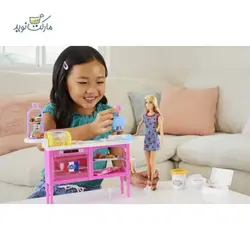 ست بازی شیرینی پزی باربی با عروسک ۳۰ سانتی