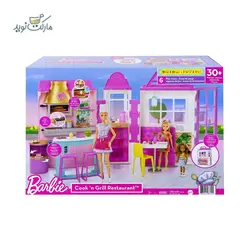 ست بازی رستوران و شیرینی فروشی باربی با عروسک ۳۰ سانتی