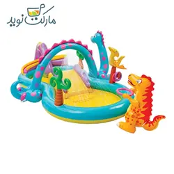 استخر بادی سرسره دار طرح دایناسور اینتکس