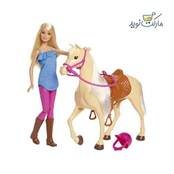 ست عروسک باربی 30 سانتی به همراه اسب
