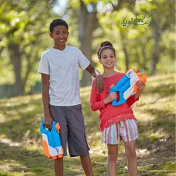 تفنگ‌ بازی آبپاش نرف مدل Super Soaker Twin Tide