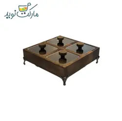اردور خوری چوبی 4 خانه مشکی