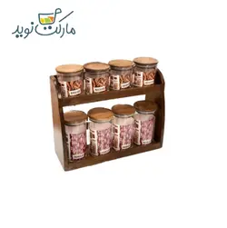 سرویس بانکه 8 پارچه دو طبقه جای حبوبات