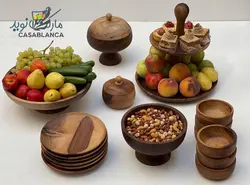 ست پذیرایی 17 پارچه چوبی