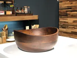 کاسه میوه خوری چوبی