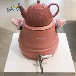 کتری و قوری 4 لیتری زولینگن رنگ صورتی