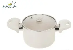 ست پخت و پز نوزاد 4 پارچه عروس رنگ سفید