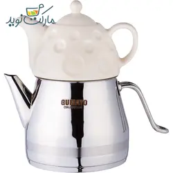 کتری قوری لوله دار استیل هرمی گوماتو