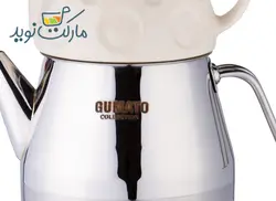 کتری قوری لوله دار استیل هرمی گوماتو