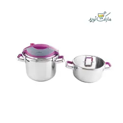 زود پز دوقلو کاراجا مدل Orbit رنگ بنفش