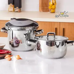 زود پز دوقلو کاراجا مدل Orbit رنگ مشکی