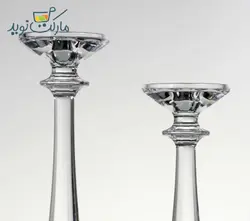 ست شمعدان 3 تیکه کریستال تیره روگاشکا