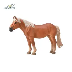 فیگور حیوان مینیاتوری Collecta مدل اسب نوریکر قهوه ای