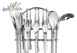 سرویس قاشق و چنگال 39 پارچه رومیزی رولنزا مدل D59