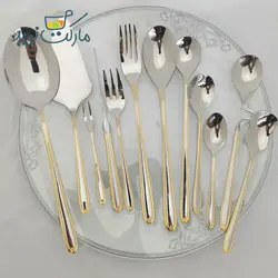 سرویس قاشق چنگال 160 پارچه برگامو مدل 333G