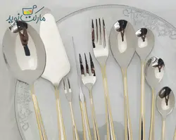 سرویس قاشق چنگال 160 پارچه برگامو مدل 333G