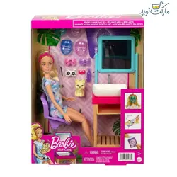 ست بازی مراقبت های پوستی با عروسک باربی کمپانی Mattel