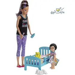 ست بازی عروسک باربی پرستار و کودک کمپانی Mattel