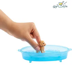 ست بازی عروسک باربی و حمام سگ کمپانی Mattel