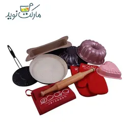 سرویس ۱۰ پارچه قالب کیک و پیتزا