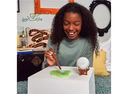 خمیر بازی اسلایم مدل هری پاتر رنگ سبز