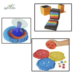شن بازی Kinetic Sand مدل کارخونه