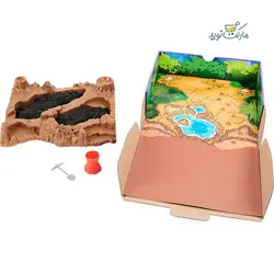 شن بازی Kinetic Sand مدل حفاری دایناسور