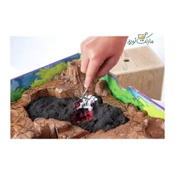 شن بازی Kinetic Sand مدل حفاری دایناسور