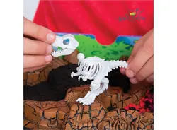 شن بازی Kinetic Sand مدل حفاری دایناسور