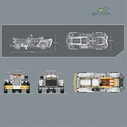 لگو ساختنی Decool مدل ماشین کلاسیک کد 3905