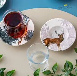 سرویس فنجان چای خوری کاراجا مدل Jungle