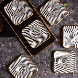 سرویس فنجان چای خوری کاراجا مدل Black Noir