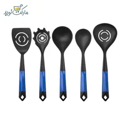 سرویس کفگیر ملاقه کاراجا مدل Hardy آبی استندی