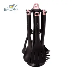 سرویس کفگیر ملاقه کاراجا مدل Spring استندی