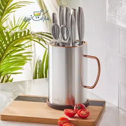 ست چاقو آشپزخانه کاراجا مدل Meister Barrel استندی