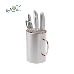 ست چاقو آشپزخانه کاراجا مدل Meister Barrel استندی