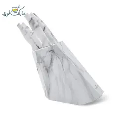 ست چاقو آشپزخانه کاراجا مدل Bianco رنگ سفید استندی
