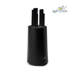 ست چاقو آشپزخانه کاراجا مدل Meister Sterilizer رنگ مشکی استندی