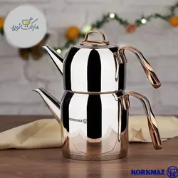 ست کتری و قوری استیل کرکماز مدل Rosanna A192