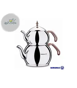 ست کتری و قوری استیل کرکماز Hanedan Rosegold A222
