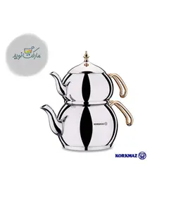 ست کتری و قوری استیل کرکماز Hanedan Rosegold A222-01