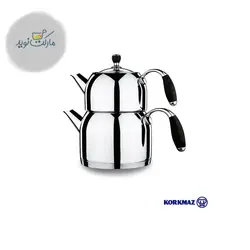 ست کتری و قوری استیل کرکماز Flora A119
