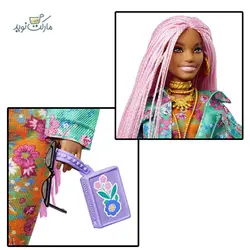 عروسک باربی مدل اکسترا دی جی همراه با موش سری Mattel