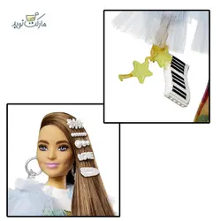 عروسک باربی مدل اکسترا همراه با تمساح سری Mattel