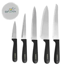 ست چاقو آشپزخانه کاراجا مدل keenover استندی