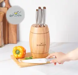 ست چاقو آشپزخانه کاراجا مدل Herne استندی