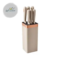 ست چاقو آشپزخانه کاراجا مدل Sabrina Round 2 استندی